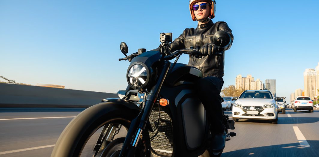 Motocicleta elétrica de alta potência